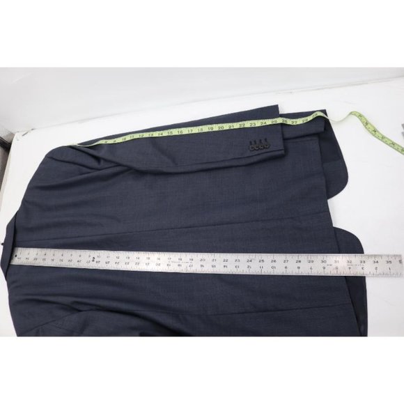 Ermenegildo Zegna sport coat Mens 42R Su Misura Trofeo‎ three button blue wool - Picture 6 of 13